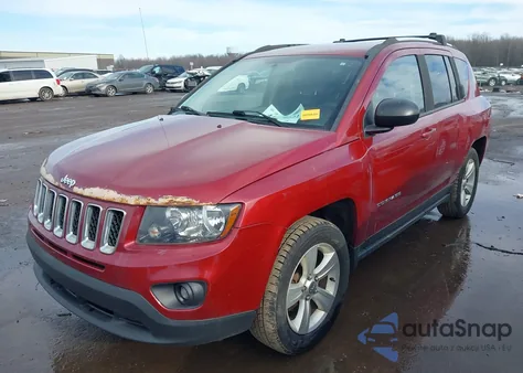 2014 Jeep Compass Sport from USA, damaged, VIN 1C4NJDBB2ED828334